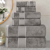 Niles Egyptian Giza Cotton Plush Heavyweight Soft 6 Piece Towel Set